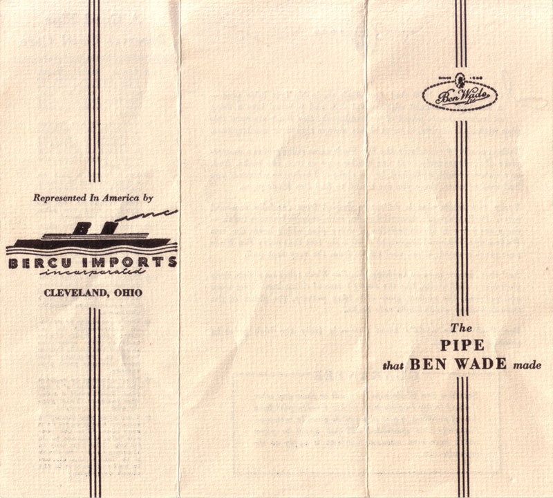 c1938 Ben Wade brochure